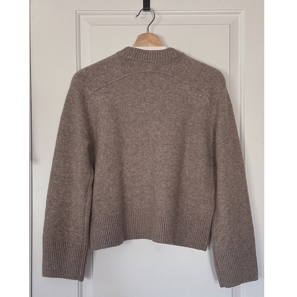 Abercrombie & Fitch Taupe Madeline Crew Sweater - Picture 13 of 14